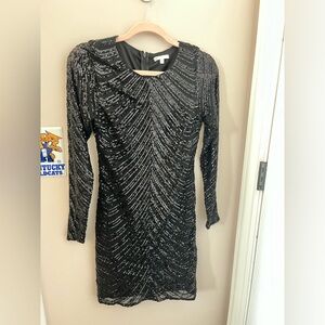 Black Sequined Dress Women’s Small